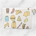 Dinner Meal Food Snack Fast Food Canvas Cosmetic Bag (XL) View2