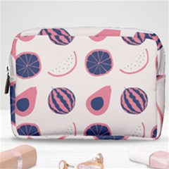 Fruits Halves Pattern Design Make Up Pouch (medium) by Apen