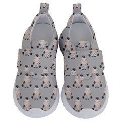 Zebra Wildlife Animal Mammal Kids  Velcro No Lace Shoes by Apen