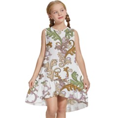 Pattern Design Art Decoration Kids  Frill Swing Dress by Ravend