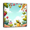 Fruits Sweet Papaya Orange Pattern Mini Canvas 8  x 8  (Stretched) View1