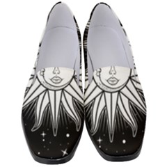 Sun Moon Star Universe Space Women s Classic Loafer Heels by Ravend