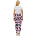 Drawing Notebook Print Reason Women s Cropped Drawstring Pants View4