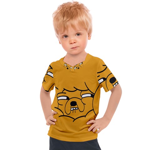 Adventure Time Jake The Dog Kids  Sports T-shirt by Sarkoni