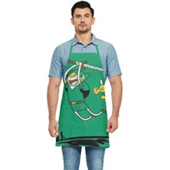 Adventure Time The Legend Of Zelda Kitchen Apron by Sarkoni