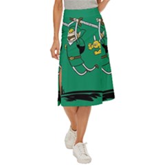 Adventure Time The Legend Of Zelda Midi Panel Skirt by Sarkoni