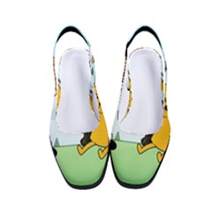 Adventure Time Finn And Jake Cartoon Network Parody Women s Classic Slingback Heels by Sarkoni