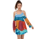 Adventure Time Fish Landscape Boho Dress View1