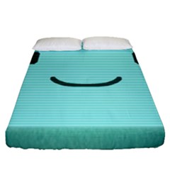Adventure Time Bmo Fitted Sheet (queen Size) by Sarkoni