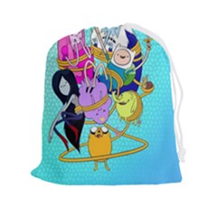Adventure Time Cartoon Drawstring Pouch (2xl) by Sarkoni