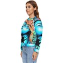 Color Detail Dream Fantasy Neon Psychedelic Teaser Women s Long Sleeve Raglan T-Shirt View2