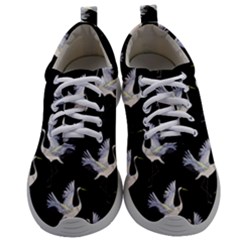 Crane Pattern Mens Athletic Shoes by Bedest