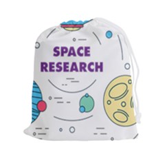 Unidentified Flying Object Ufo Space Outer Drawstring Pouch (2xl) by Sarkoni