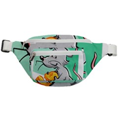 Mouse Cheese Tail Rat Mice Hole Fanny Pack by Sarkoni