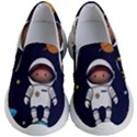 Boy Spaceman Space Rocket Ufo Planets Stars Kids Lightweight Slip Ons View1