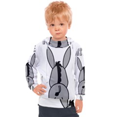 Donkey Ass Funny Nice Cute Floppy Kids  Hooded Pullover by Sarkoni