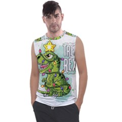 Dinosaur T-rex Dino Tyrannasaurus Men s Regular Tank Top by Sarkoni