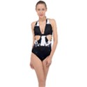 Cartoon  Adventure Time Halter Front Plunge Swimsuit View1