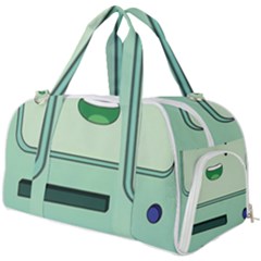 Adventure Time Bmo Beemo Green Burner Gym Duffel Bag by Bedest