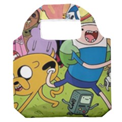 Adventure Time Finn  Jake Premium Foldable Grocery Recycle Bag by Bedest