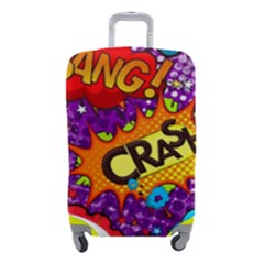 Crash Bang Adventure Time Art Boom Graffiti Luggage Cover (small) by Bedest