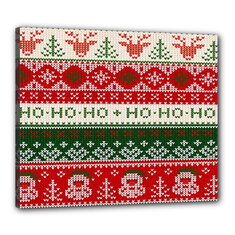 Ugly Sweater Merry Christmas  Canvas 24  X 20  (stretched) by artworkshop