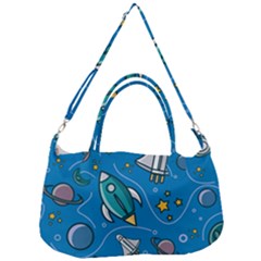 About Space Seamless Pattern Removable Strap Handbag by Hannah976