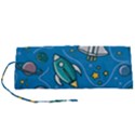 About Space Seamless Pattern Roll Up Canvas Pencil Holder (S) View1