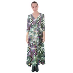 Disco Mosaic Magic Button Up Maxi Dress by essentialimage365