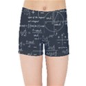 Mathematical Seamless Pattern With Geometric Shapes Formulas Kids  Sports Shorts View1