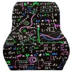 Math Linear Mathematics Education Circle Background Car Seat Back Cushion  by Hannah976