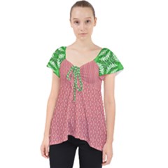Spain Vibes Spooky Halloween Spooky Halloween Large Lace Front Dolly Top by ConteMonfrey