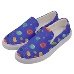 Virus Seamless Pattern Men s Canvas Slip Ons by Ravend