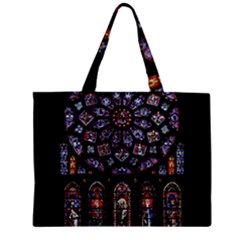 Photos Chartres Rosette Cathedral Zipper Mini Tote Bag by Bedest