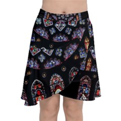 Photos Chartres Rosette Cathedral Chiffon Wrap Front Skirt by Bedest