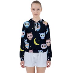 Cute Art Print Pattern Women s Tie Up Sweat by Apen