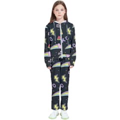 Cute Girl Things Seamless Background Kids  Tracksuit by Apen