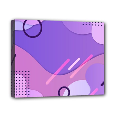 Hand Drawn Abstract Organic Shapes Background Canvas 10  X 8  (stretched) by Apen