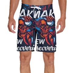 Make Devil Discovery  Men s Beach Shorts by Saikumar