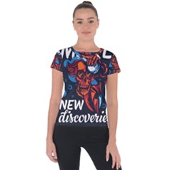 Dont Fear Short Sleeve Sports Top  by Saikumar