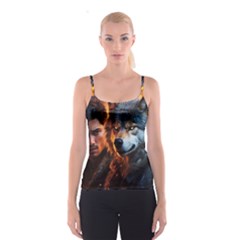 Be Dare For Everything Spaghetti Strap Top by Saikumar