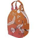 Japanese Crane Painting Of Birds Travel Backpack View1