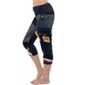 Tardis Bbc Doctor Who Dr Who Capri Yoga Leggings View2