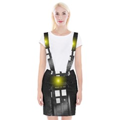 Doctor Who Space Tardis Braces Suspender Skirt by Cendanart