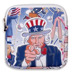 Independence Day United States Of America Mini Square Pouch by Ket1n9
