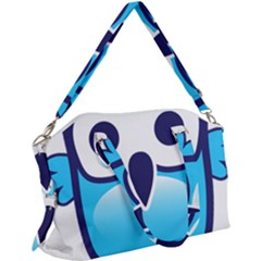 Owl Logo Clip Art Canvas Crossbody Bag by Ket1n9