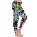 Vintage Horror Collage Pattern Classic Winter Leggings View3