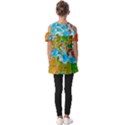 World Map Fold Over Open Sleeve Top View2