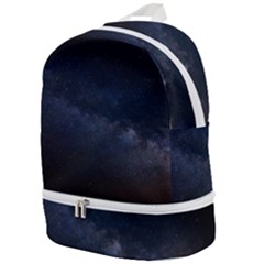 Cosmos Dark Hd Wallpaper Milky Way Zip Bottom Backpack by Ket1n9