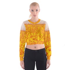 Beer Alcohol Drink Drinks Cropped Sweatshirt by Ket1n9